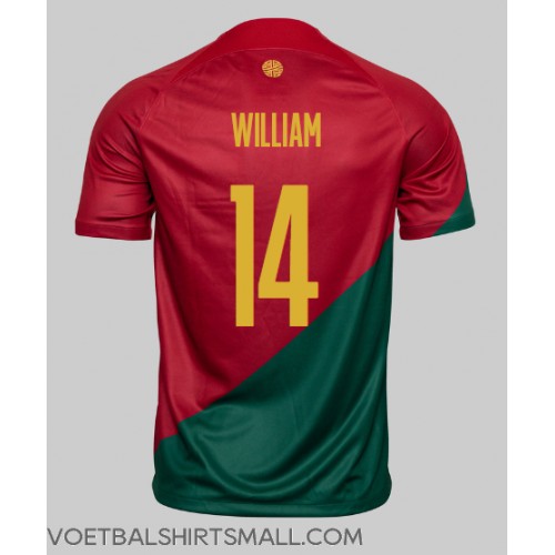 Portugal William Carvalho #14 Voetbalkleding Thuisshirt WK 2022 Korte Mouwen